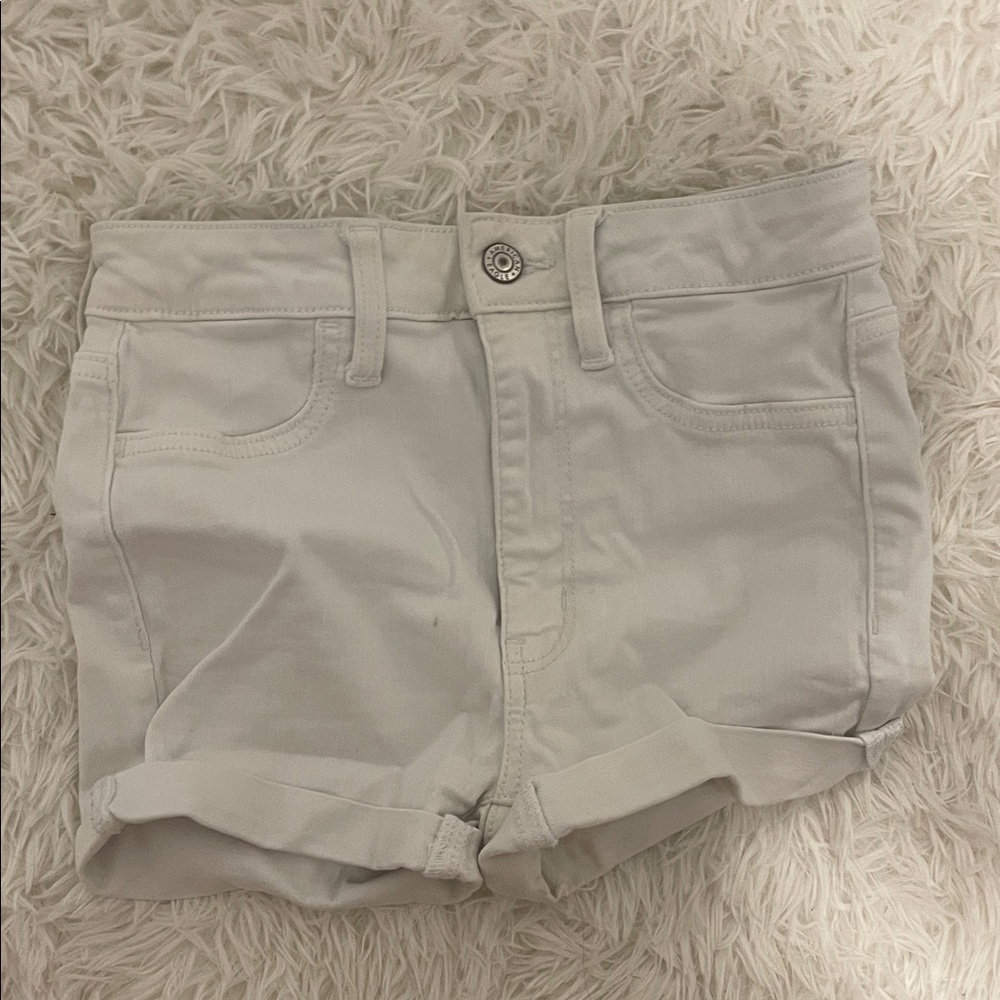 American Eagle Outfitters White Jean Shorts